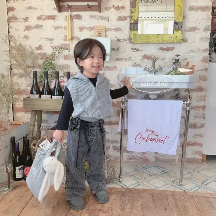 Saint Doll - Korean Children Fashion - #minifashionista - Zip-up Vest - 11