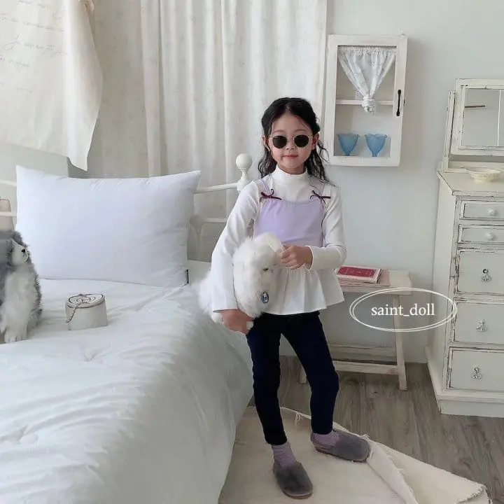 Saint Doll - Korean Children Fashion - #minifashionista - Petit Ribbon Sleeveless - 2
