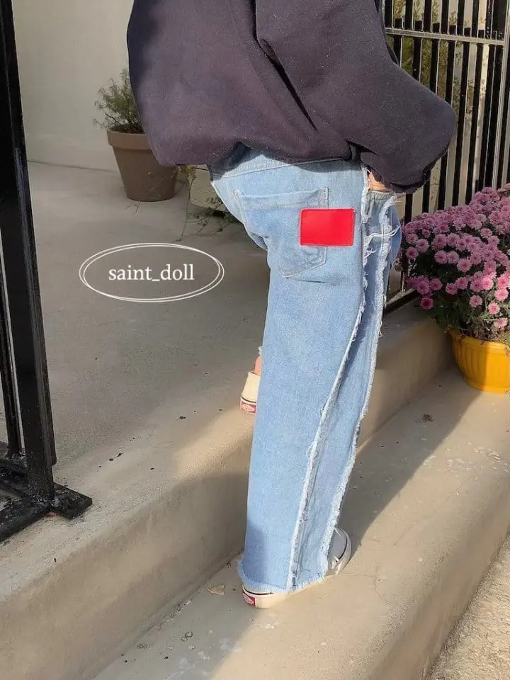 Saint Doll - Korean Children Fashion - #prettylittlegirls - Denim Line Patns - 11
