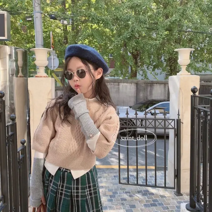 Saint Doll - Korean Children Fashion - #prettylittlegirls - Foming Knit Tee - 9
