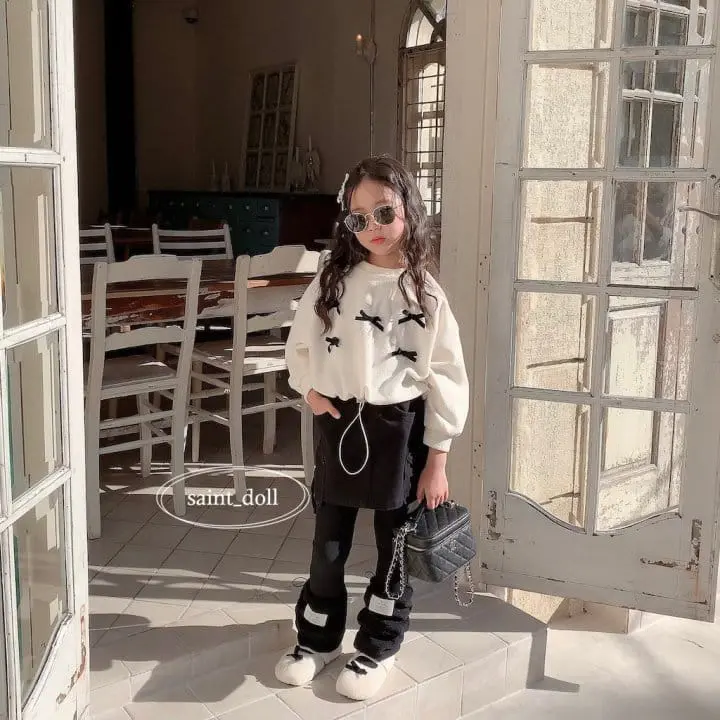 Saint Doll - Korean Children Fashion - #prettylittlegirls - Ribbon Sweatshirt - 5