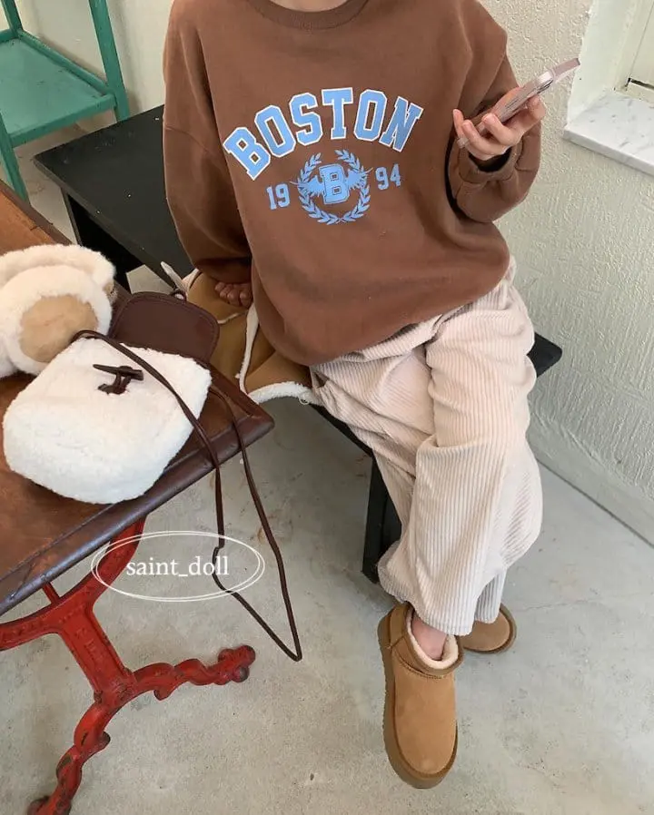 Saint Doll - Korean Children Fashion - #stylishchildhood - Boston Swaetshirt - 2