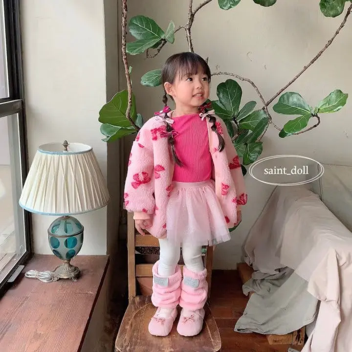 Saint Doll - Korean Children Fashion - #todddlerfashion - Rib Board Neck Tee with mom - 7