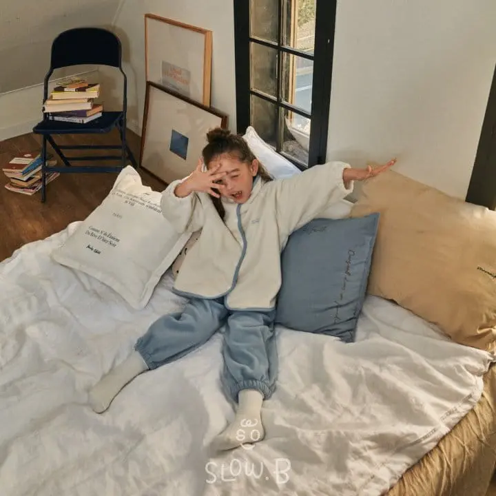 Slow B - Korean Children Fashion - #magicofchildhood - Color Fleece Pants - 5