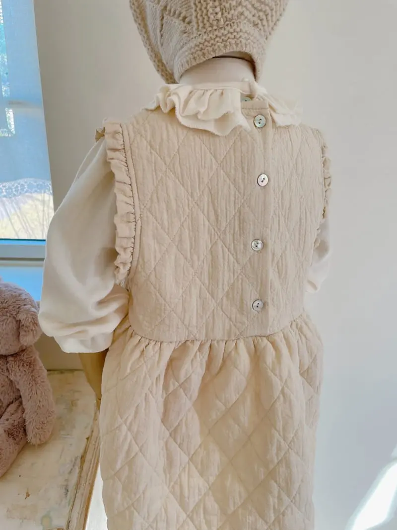 Studio M - Korean Children Fashion - #Kfashion4kids - Anne Quilting one-piece - 9