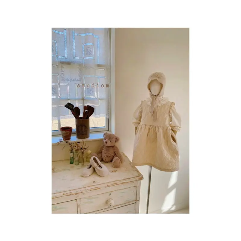 Studio M - Korean Children Fashion - #childofig - Anne Quilting one-piece