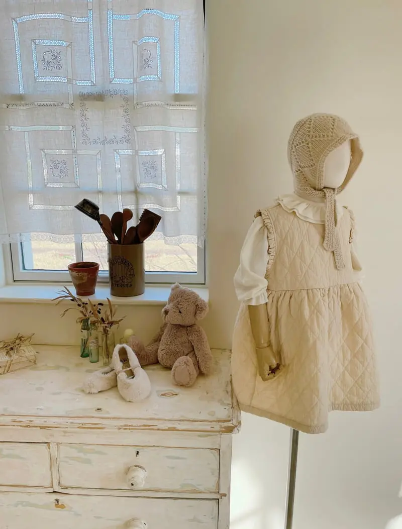 Studio M - Korean Children Fashion - #fashionkids - Anne Quilting one-piece - 5