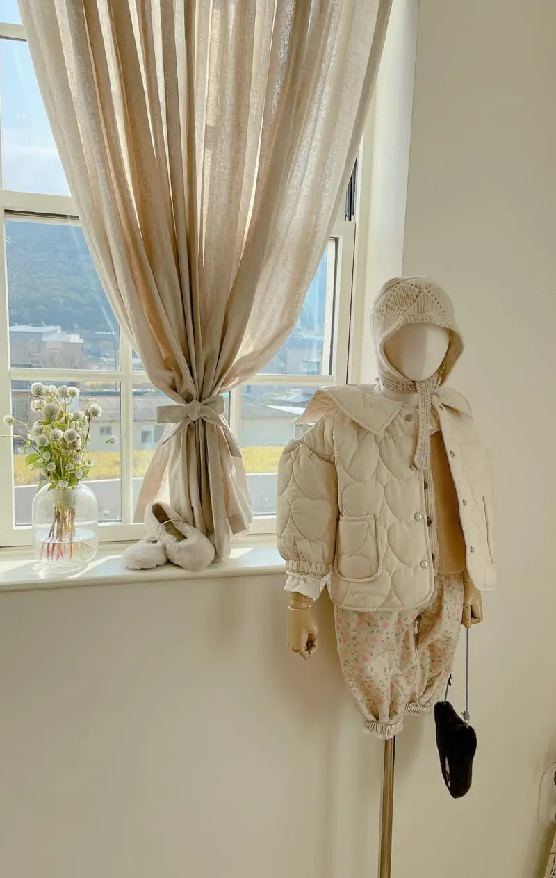 Studio M - Korean Children Fashion - #littlefashionista - Heart Quilting Jacket - 11