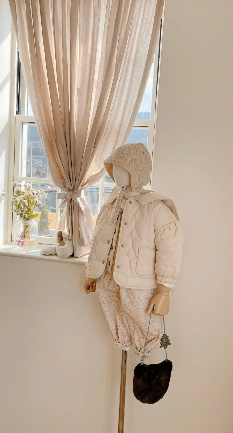 Studio M - Korean Children Fashion - #magicofchildhood - Heart Quilting Jacket - 12