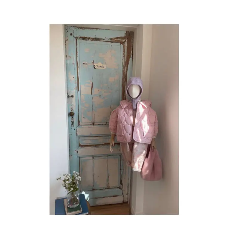 Studio M - Korean Children Fashion - #stylishchildhood - Heart Quilting Jacket