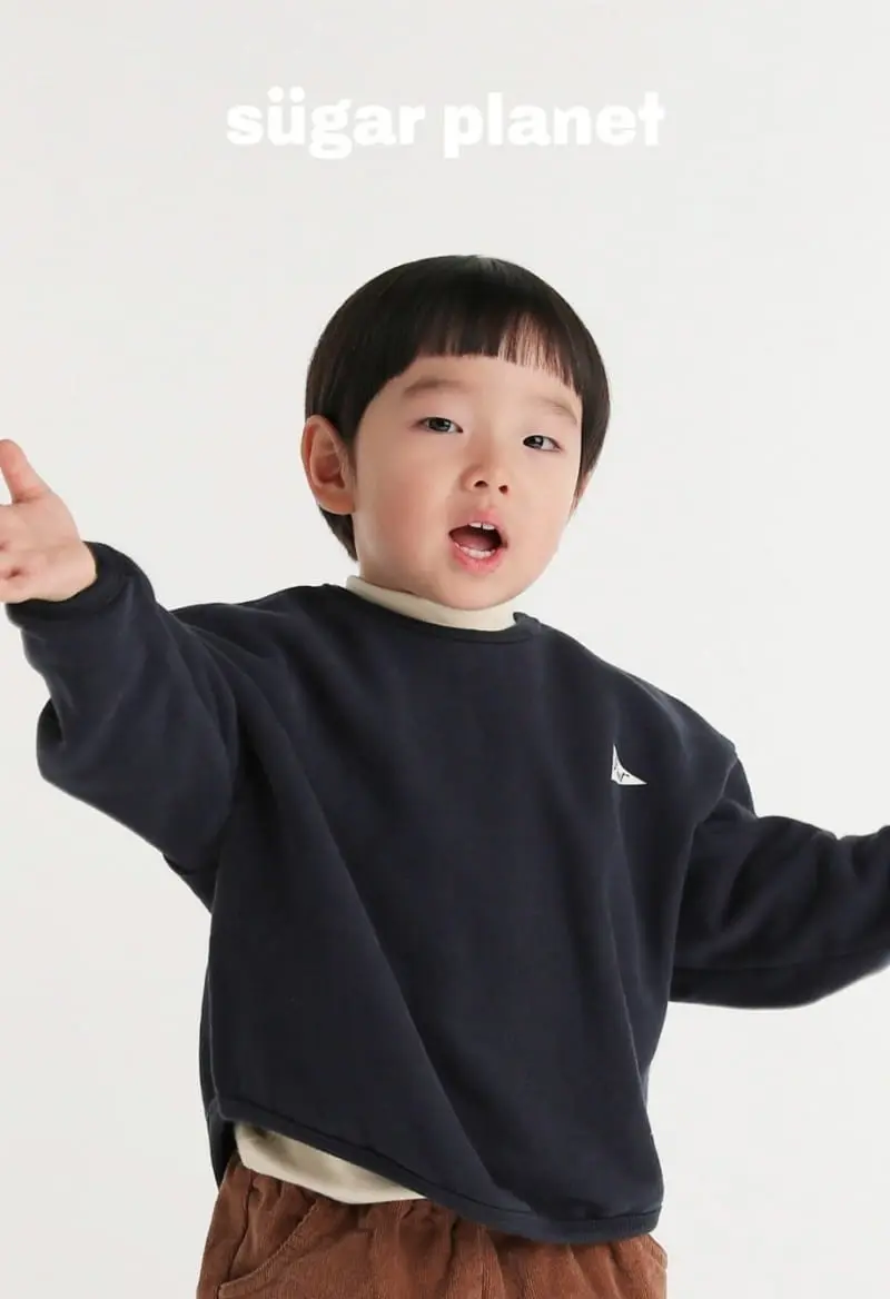 Sugar Planet - Korean Children Fashion - #childofig - Flag Piping Sweatshirt - 9