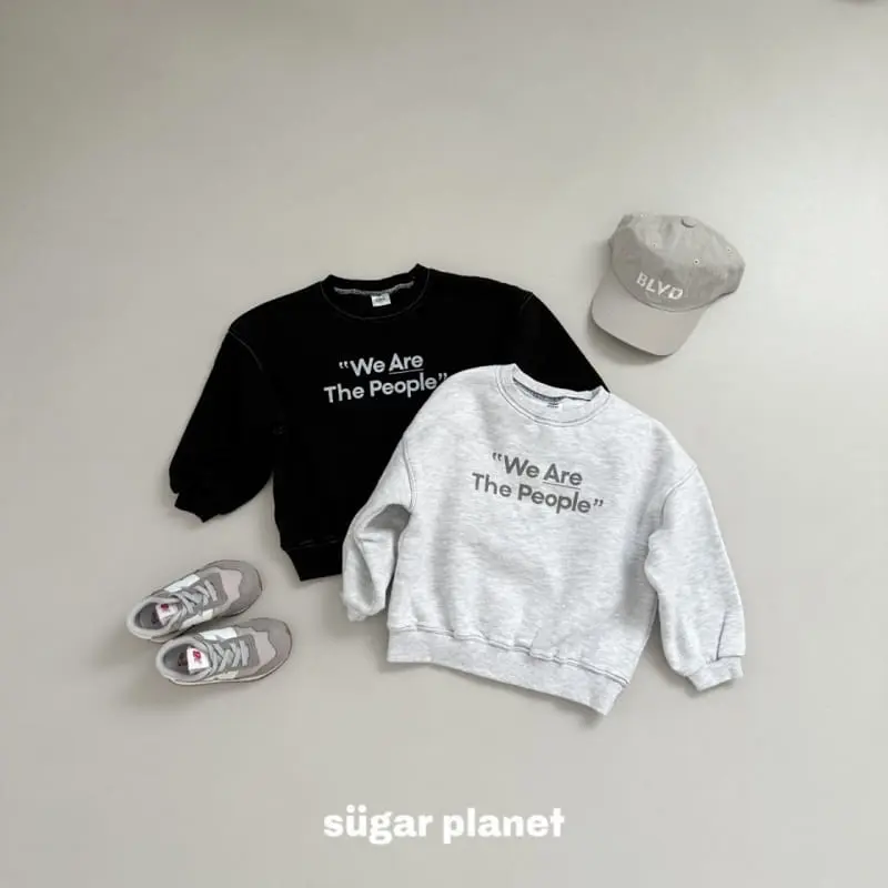 Sugar Planet - Korean Children Fashion - #childofig - People Sweatshirt