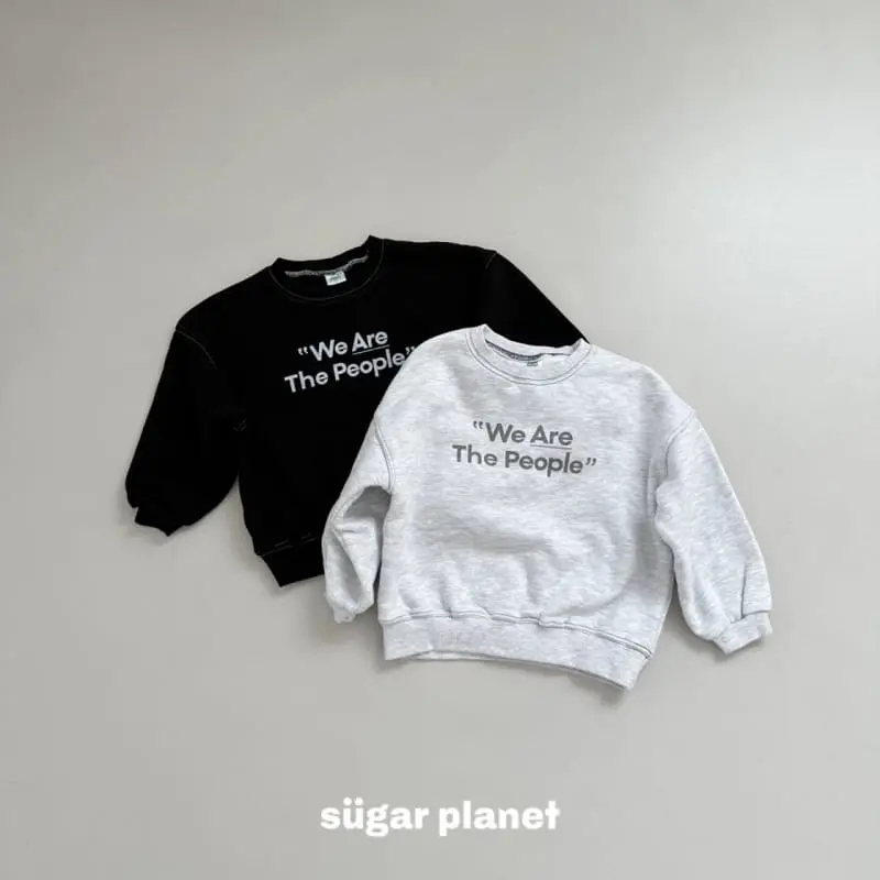Sugar Planet - Korean Children Fashion - #childofig - People Sweatshirt - 2