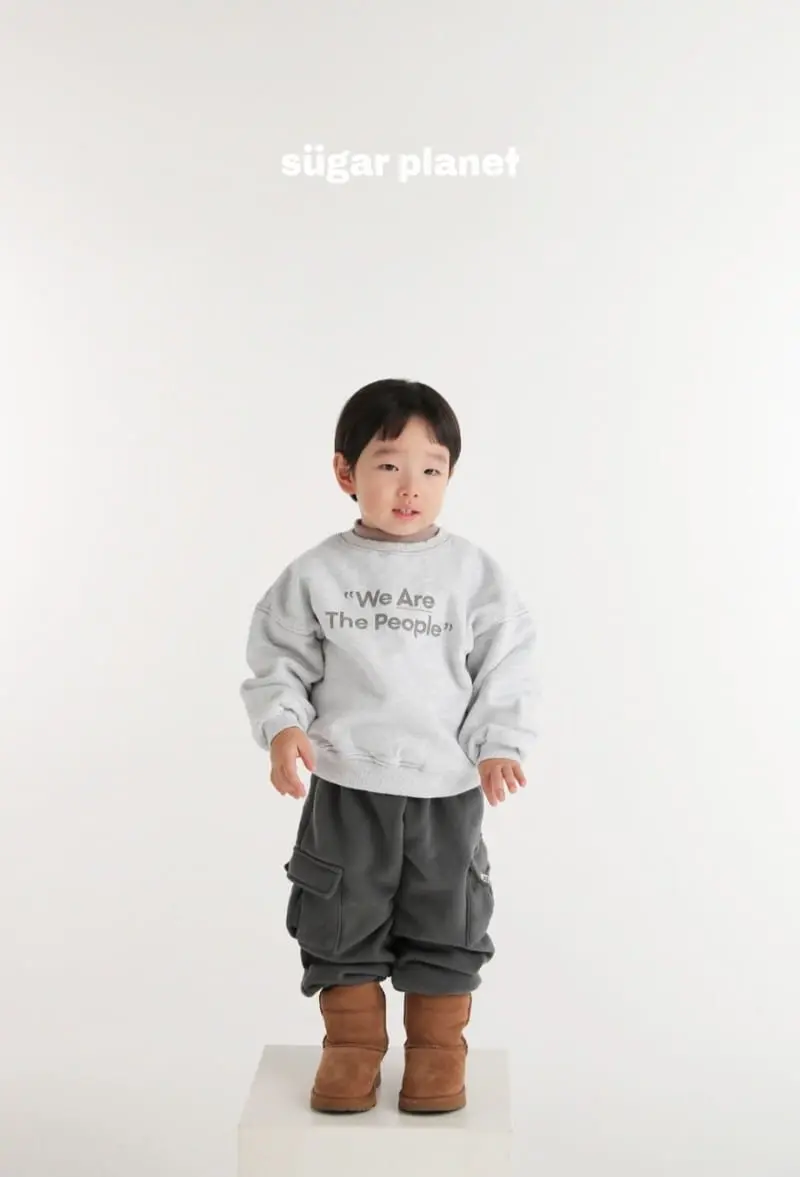 Sugar Planet - Korean Children Fashion - #childrensboutique - People Sweatshirt - 4