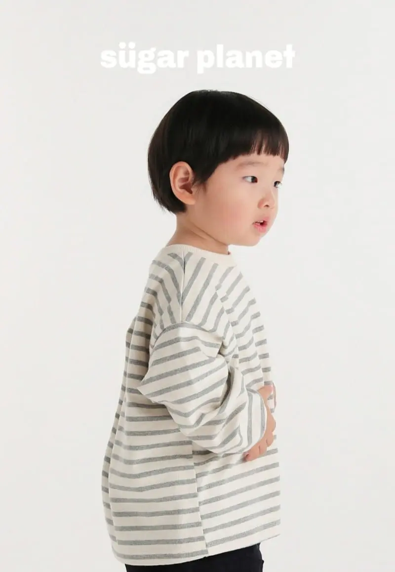 Sugar Planet - Korean Children Fashion - #fashionkids - Gentle Stripes Tee - 12
