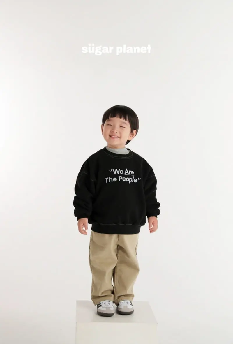 Sugar Planet - Korean Children Fashion - #fashionkids - People Sweatshirt - 6