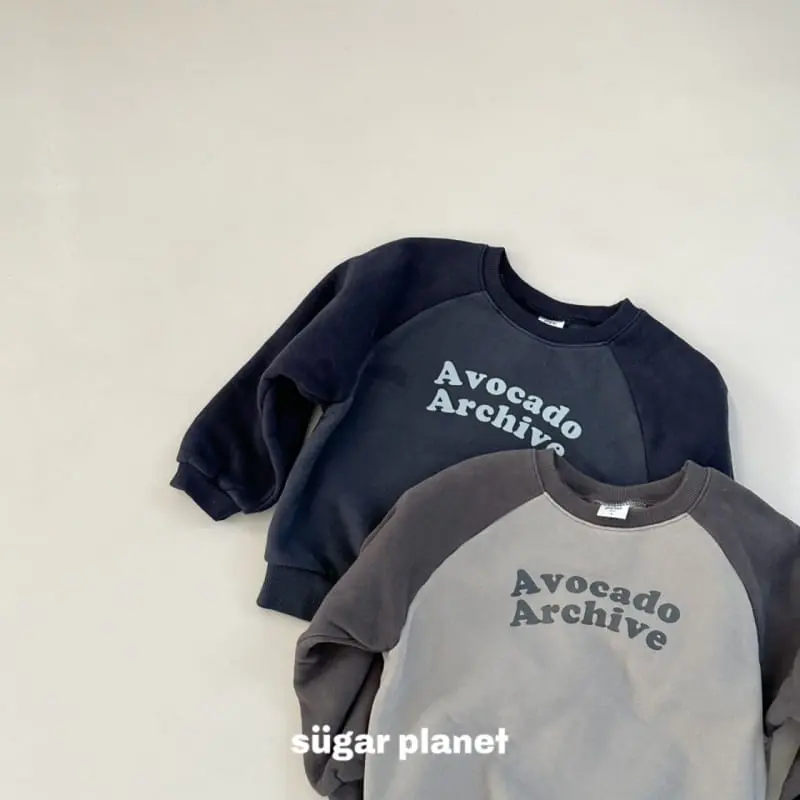 Sugar Planet - Korean Children Fashion - #littlefashionista - Avocado Sweatshirt - 2