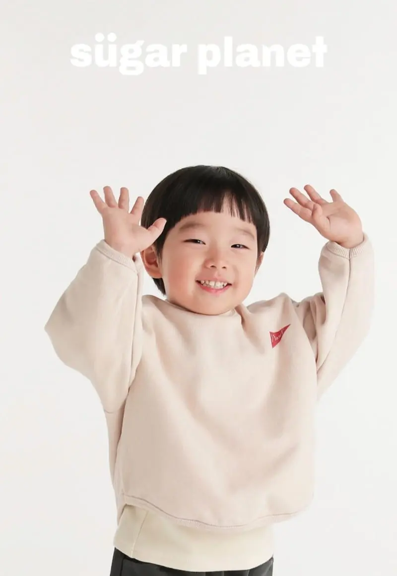 Sugar Planet - Korean Children Fashion - #magicofchildhood - Flag Piping Sweatshirt - 6