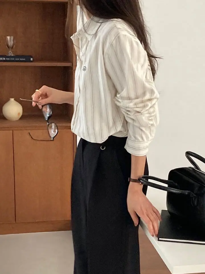 Tahiti - Korean Women Fashion - #womensfashion - Bric Embroidery Shirt - 4