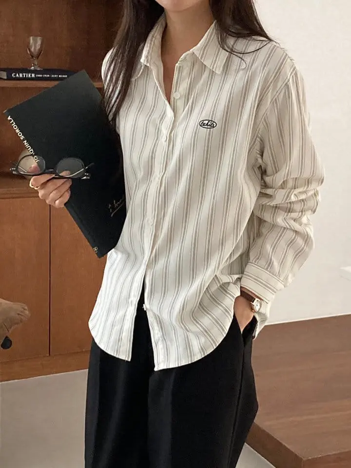 Tahiti - Korean Women Fashion - #momslook - Bric Embroidery Shirt - 8