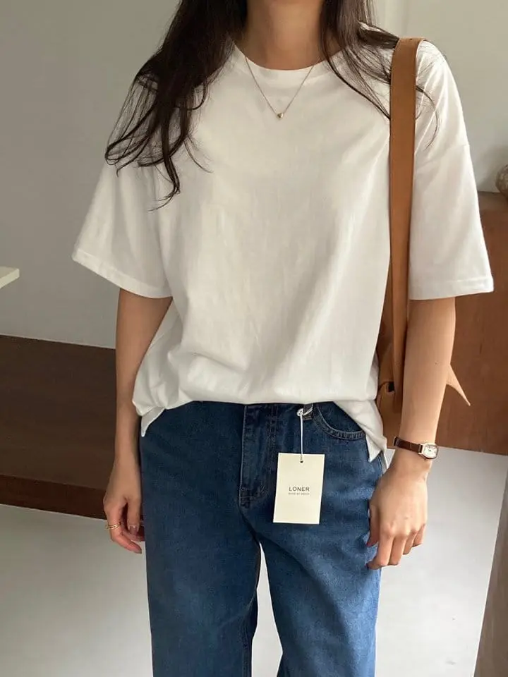 Tahiti - Korean Women Fashion - #womensfashion - Peach Fleece Tee - 4