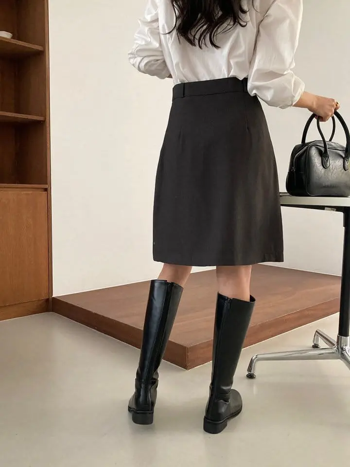 Tahiti - Korean Women Fashion - #thelittlethings - Dear Pintuck Skirt - 4