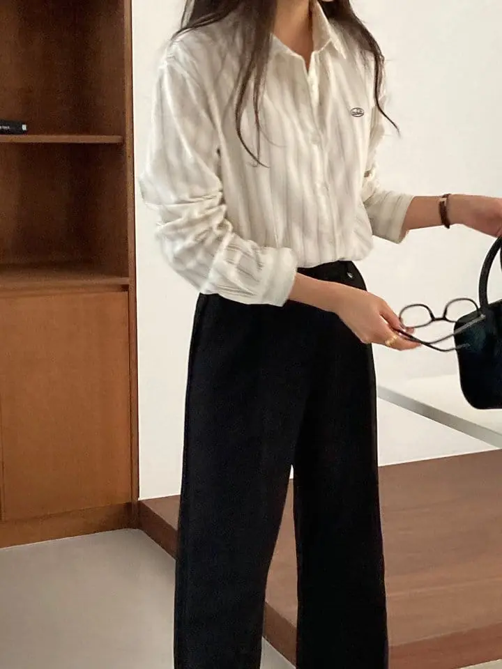 Tahiti - Korean Women Fashion - #womensfashion - Bric Embroidery Shirt - 5