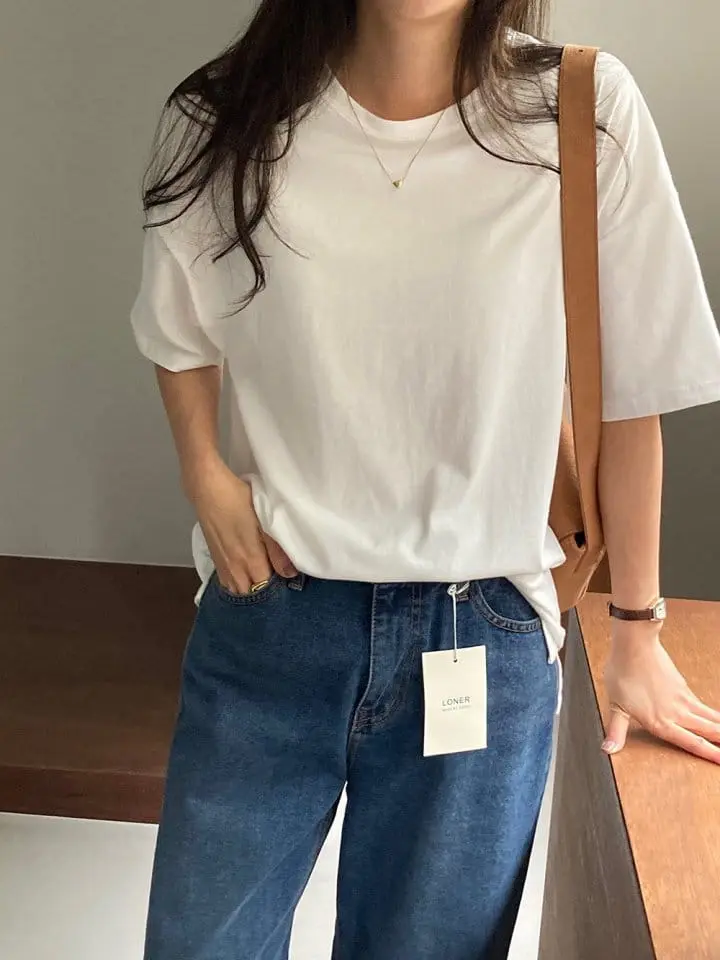 Tahiti - Korean Women Fashion - #womensfashion - Peach Fleece Tee