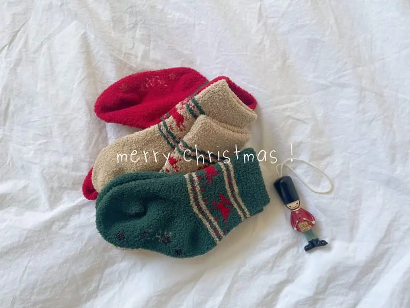 Teamand - Korean Children Fashion - #childofig - Christmas Socks - 5