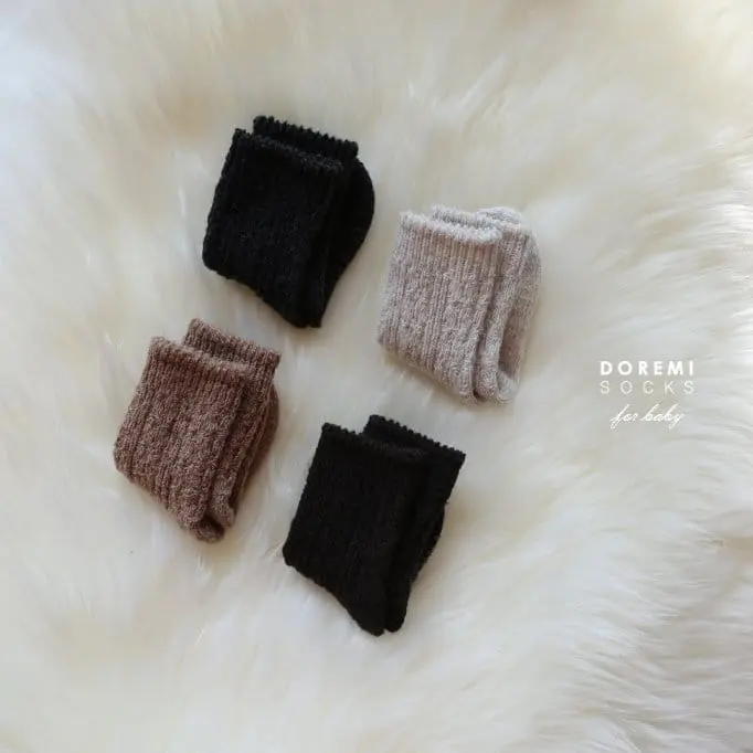Teamand - Korean Children Fashion - #stylishchildhood - Twist Socks Set - 4