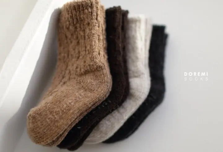Teamand - Korean Children Fashion - #designkidswear - Twist Socks Set - 6