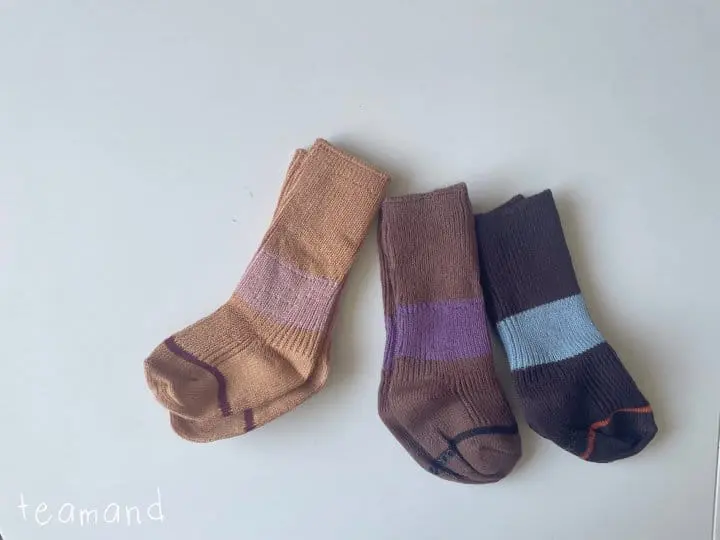 Teamand - Korean Children Fashion - #discoveringself - Color Block Set B