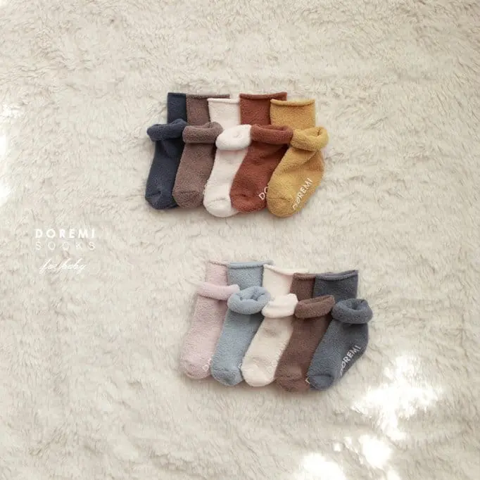 Teamand - Korean Children Fashion - #discoveringself - Sleep Doldol Socks - 9