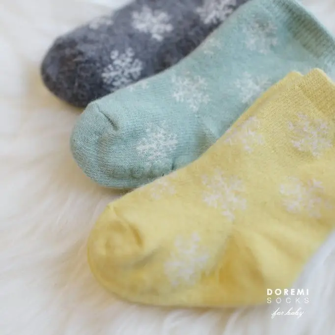Teamand - Korean Children Fashion - #discoveringself - Angora Socks Set - 6