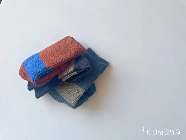 Teamand - Korean Children Fashion - #fashionkids - Color Block Set A
