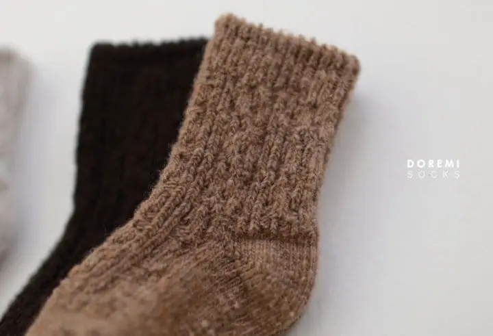 Teamand - Korean Children Fashion - #fashionkids - Twist Socks Set - 8