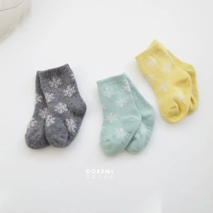 Teamand - Korean Children Fashion - #fashionkids - Angora Socks Set - 7
