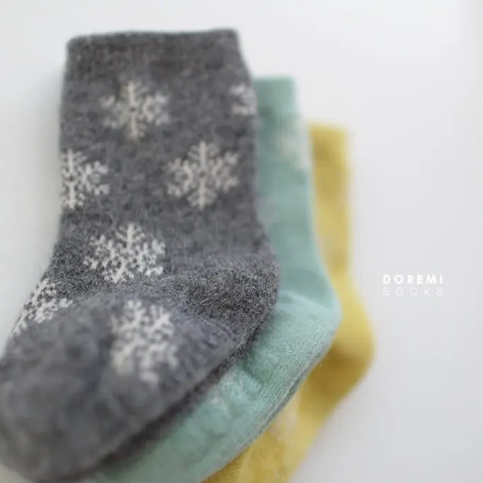 Teamand - Korean Children Fashion - #kidsshorts - Angora Socks Set - 8