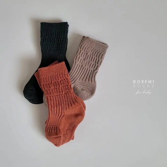 Teamand - Korean Children Fashion - #magicofchildhood - Brik Rorom Socks Set