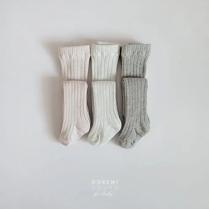 Teamand - Korean Children Fashion - #magicofchildhood - Glitter TightsBaby Pink Socks - 6