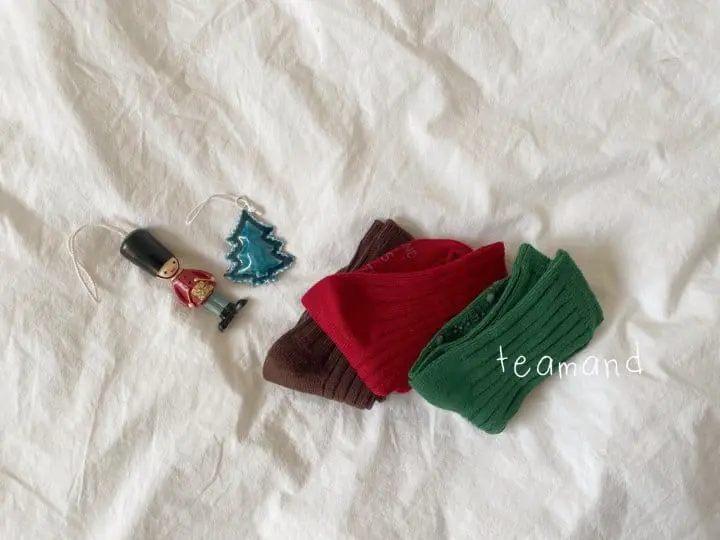 Teamand - Korean Children Fashion - #prettylittlegirls - Tree Sock Set - 3