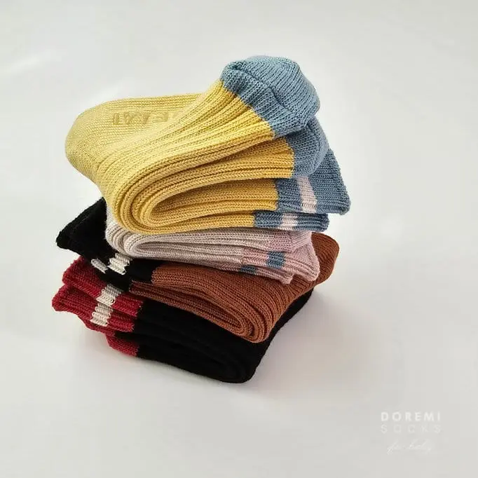 Teamand - Korean Children Fashion - #stylishchildhood - Sand Dotom Camel Socks Set - 8