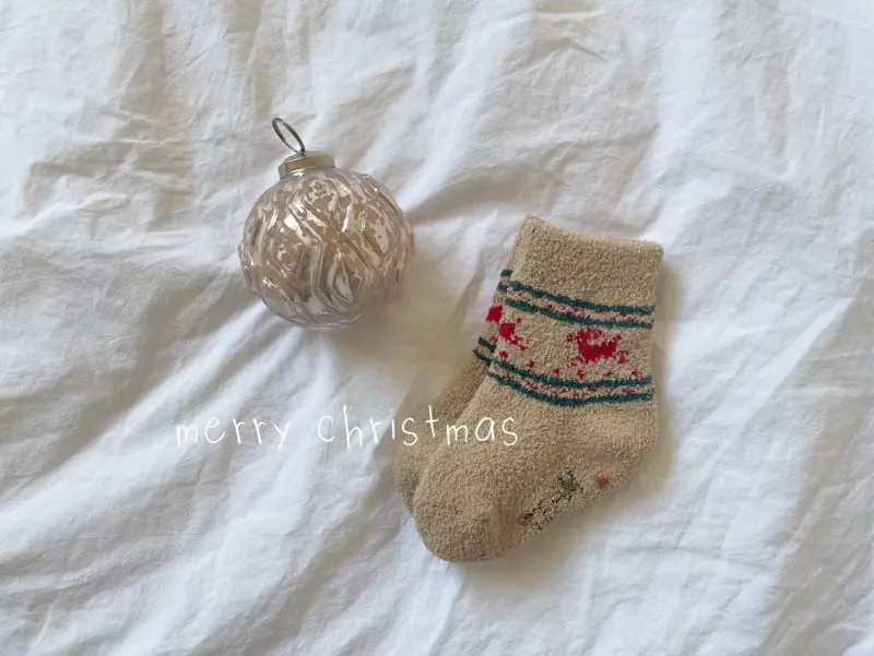 Teamand - Korean Children Fashion - #todddlerfashion - Christmas Socks - 2