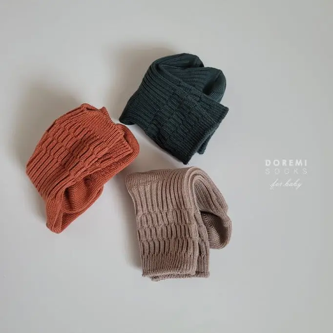 Teamand - Korean Children Fashion - #prettylittlegirls - Brik Rorom Socks Set - 4
