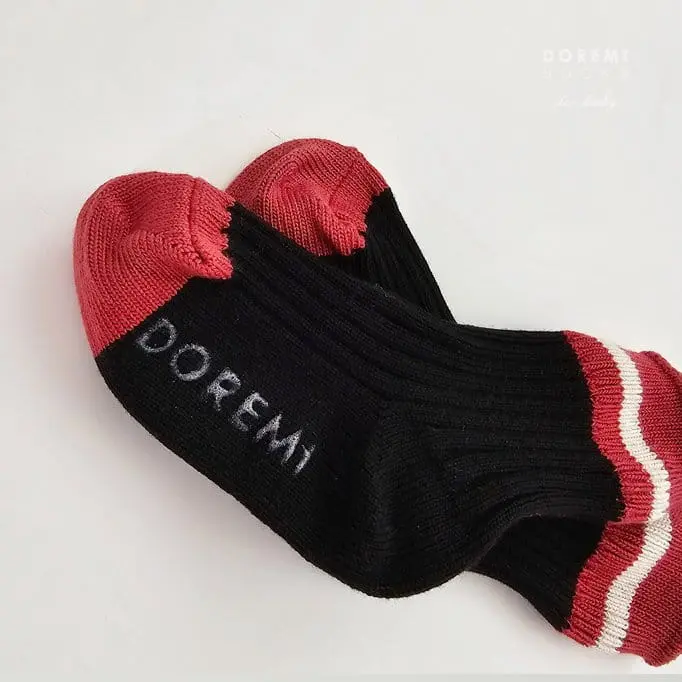 Teamand - Korean Children Fashion - #toddlerclothing - Sand Dotom Camel Socks Set - 7