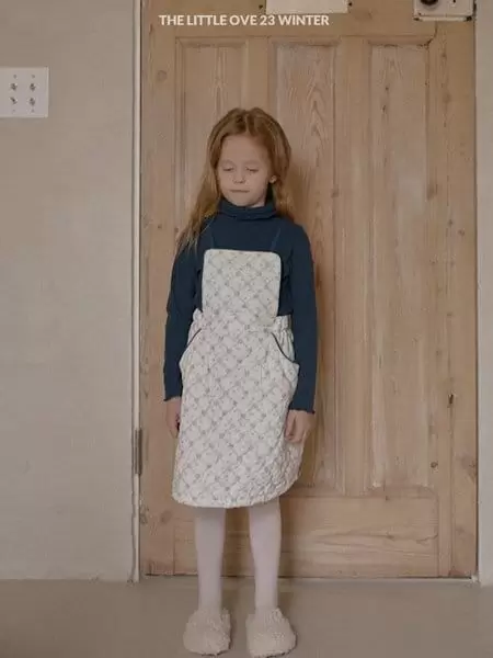 The Little Ove - Korean Children Fashion - #Kfashion4kids - Snow Flower Quilting One-piece - 3
