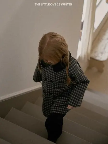 The Little Ove - Korean Children Fashion - #kidsshorts - Double Coat - 11