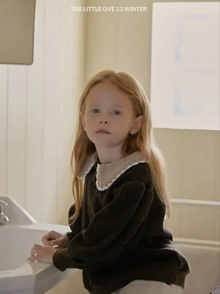 The Little Ove - Korean Children Fashion - #magicofchildhood - Knit ST Tee - 8