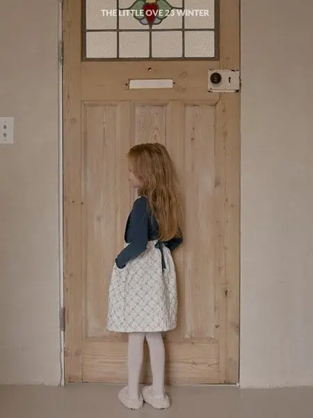 The Little Ove - Korean Children Fashion - #magicofchildhood - Snow Flower Quilting One-piece - 5