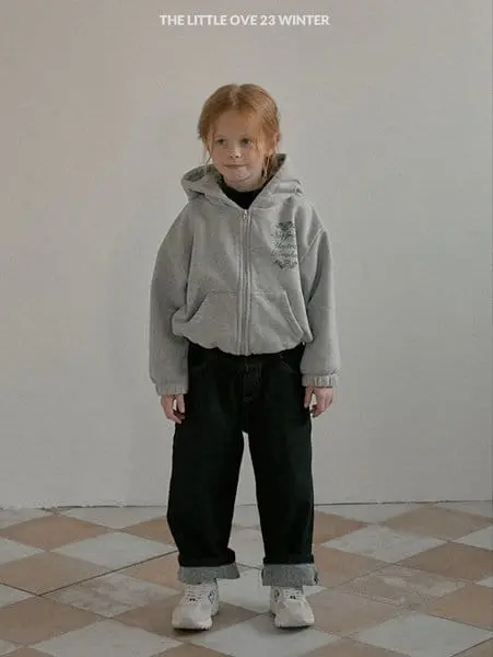 The Little Ove - Korean Children Fashion - #prettylittlegirls - From Hoody Zip-up - 2